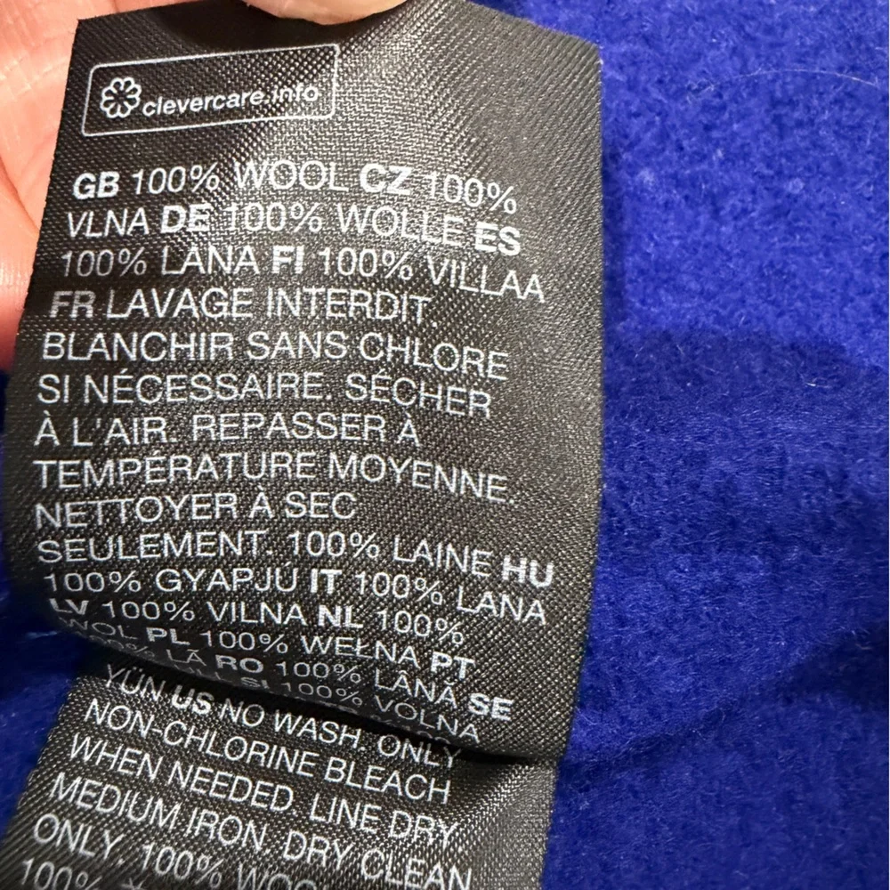 & Other Stories 100% Wool Blue Beret
